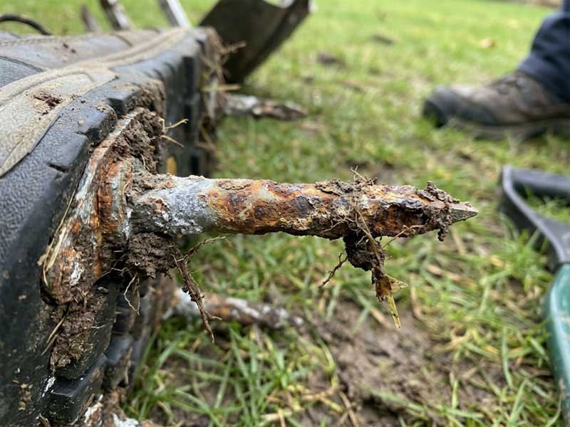 Zinc-Plated Spike Corrosion in Soil Aeration Use zinc-plated lawn aerator shoe spikes soil corrosion electrochemical