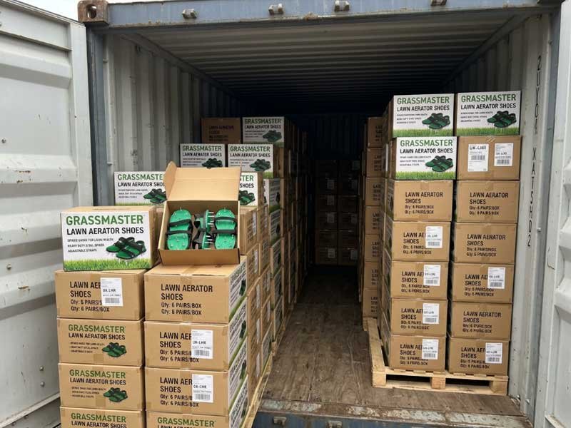 minimum order quantity setup cost breakdown for aerator shoes manufacturing lawn aerator shoes production line MOQ calculation