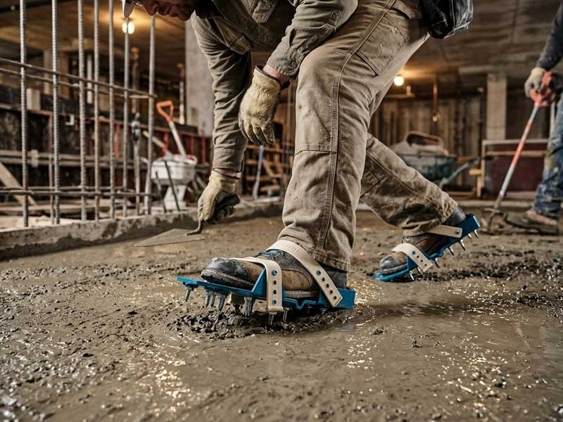 Spike shoe manufacturing defect strap failure inspection spiked shoe strap defect close-up quality failure example